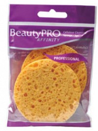 BeautyPro Round Cellulose Sponge 2pc