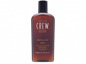 Crew Classic 3 in 1 Shampoo, Conditioner & Body Wash 450ml
