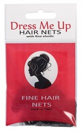 Fine Hair Nets 2pk - Black