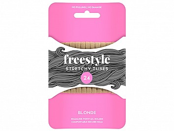 Freestyle Stretchy Tubes Blonde 24pc