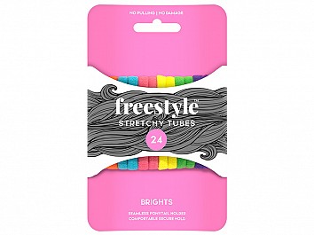 Freestyle Stretchy Tubes Brights 24pc