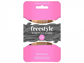 Freestyle Stretchy Tubes Neutrals 24pc