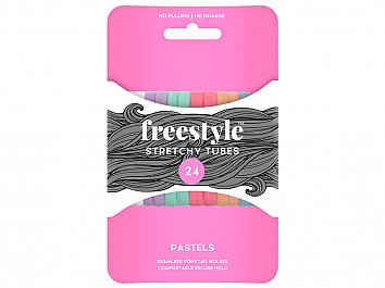 Freestyle Stretchy Tubes Pastels 24pc