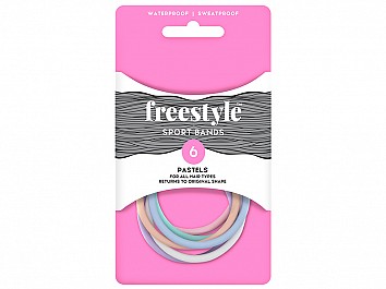 Freestyle Sports Bands Pastels 6pc