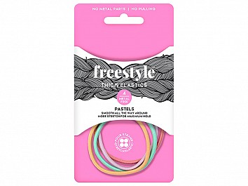 Freestyle Thick Hair Elastics Pastels 4pc