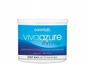 Viva Azure Shimmer Strip Wax Microwaveable 400ml